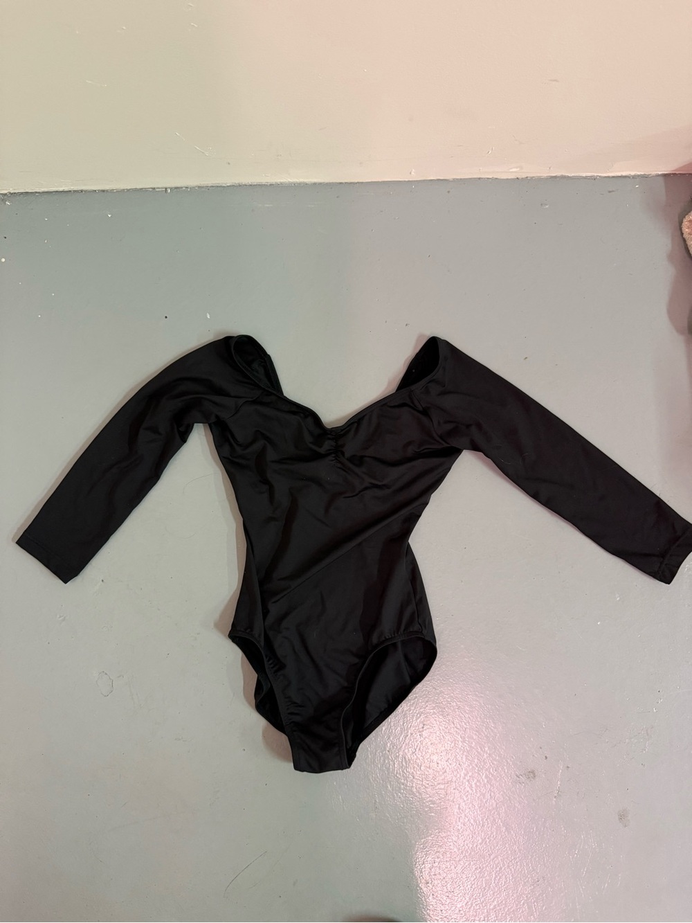Bloch Black Long-Sleeve women’s leotard